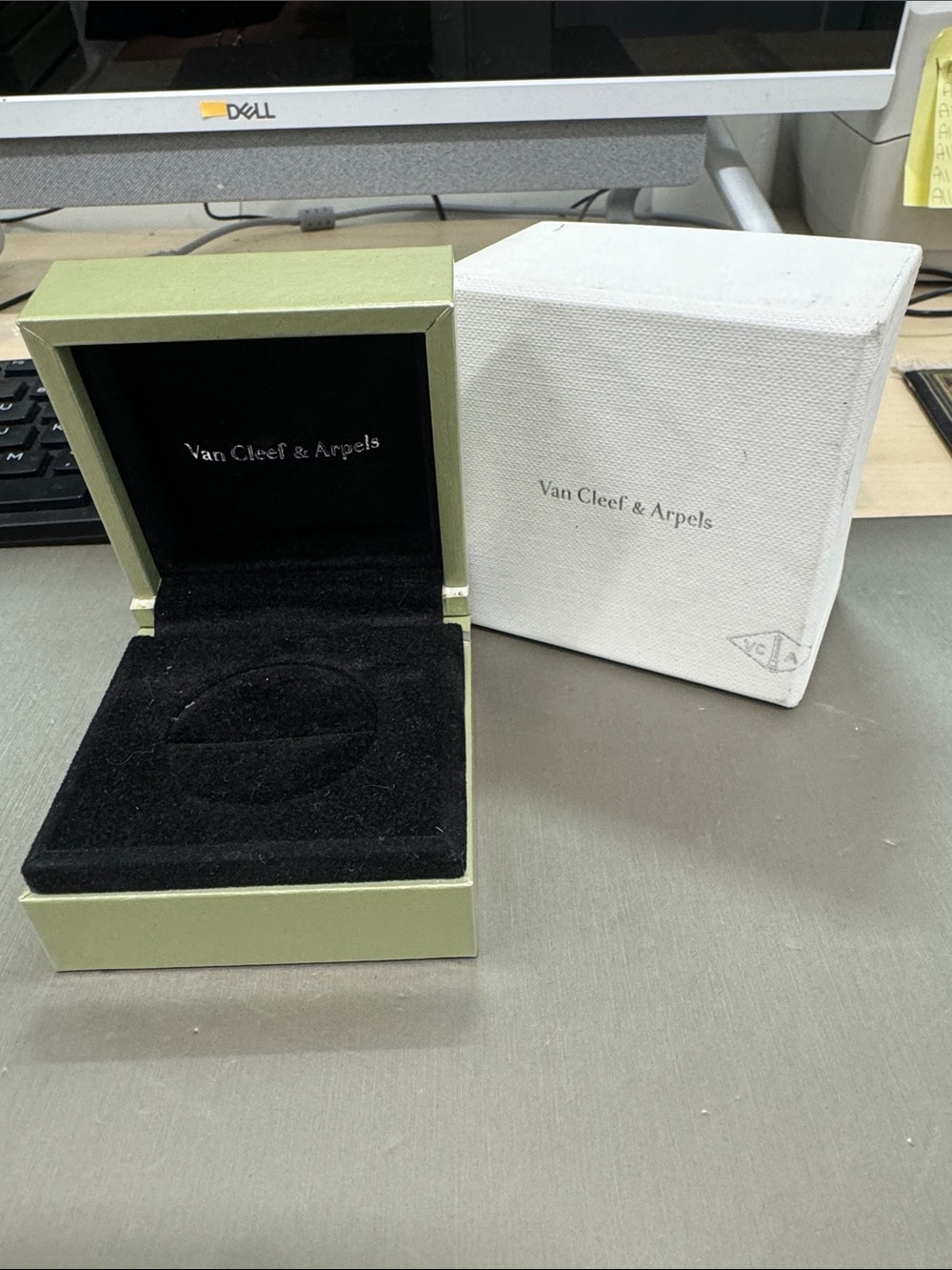 Van Cleef & Arpels Ring Box with outer box